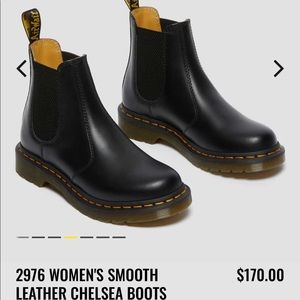 Women's Dr Marten's 2976 Smooth Leather Chelsea Boots
